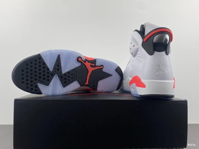 Bmlin Shoes White Infrared (2014) Jordan Retro 384664-123 6 0722
